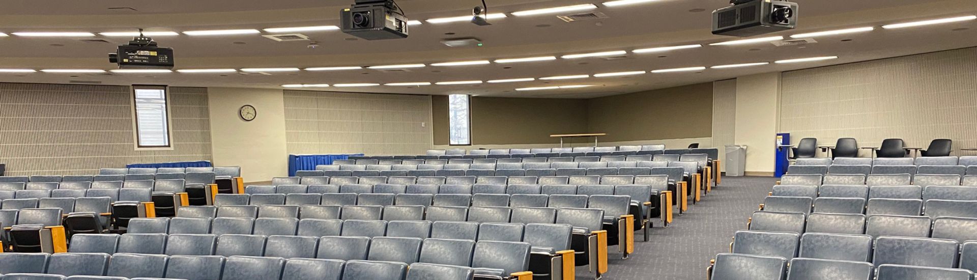 Seats in a lecture hall